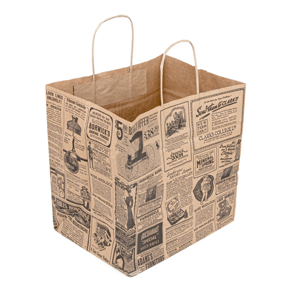 Sacchetti con manici Times 26+20x27 cm